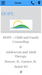 Mobile Screenshot of hopechildandfamilycounseling.com